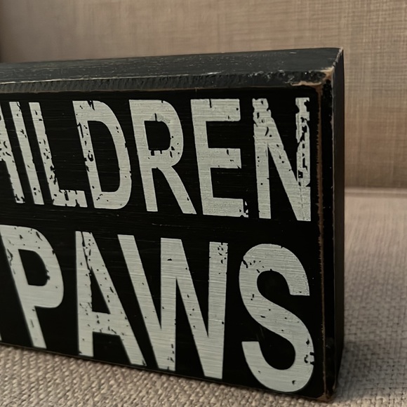 All My Children Have Paws Wooden Sign! - Picture 3 of 8
